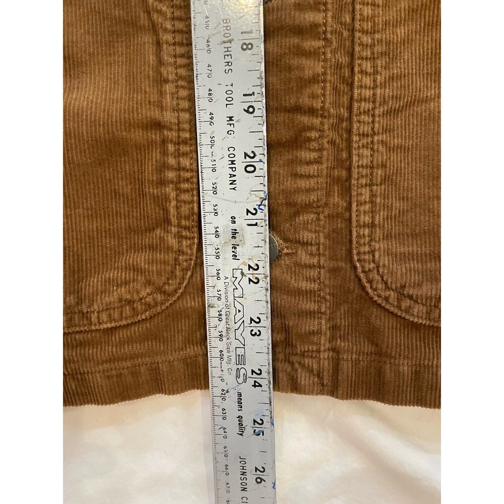 Carhartt WIP Womens Michigan Hamilton Chore Jacket Medium Brown Corduroy - Picture 14 of 15